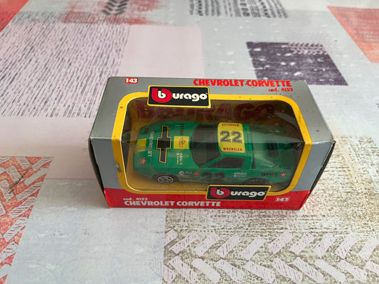 Voiture miniature Burago Chevrolet Corvette 4152 au 1/43
