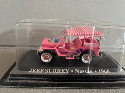 Voiture Miniature Jeep Surrey Nassau 1960 Taxi Du Monde au 1/43 Altaya