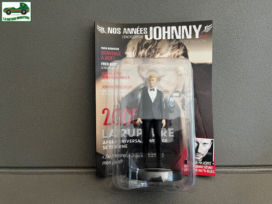 Figurine de Collection Johnny Hallyday + Livret N°19