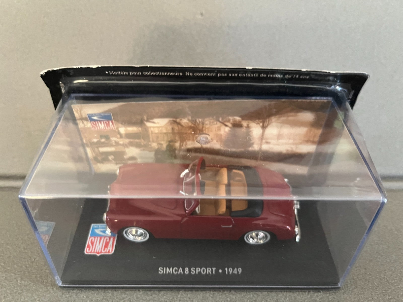 Voiture Miniature Simca 8 Sport 1949 Altaya au 1/43