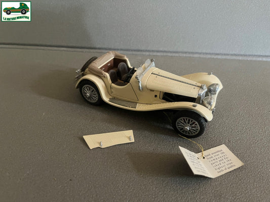 Voiture miniature 1938 Jaguar SS-100 Franklin Mint 1/24 Défauts
