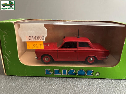 Voiture miniature Ford Cortina Pompiers 1965 Eligor France au 1/43