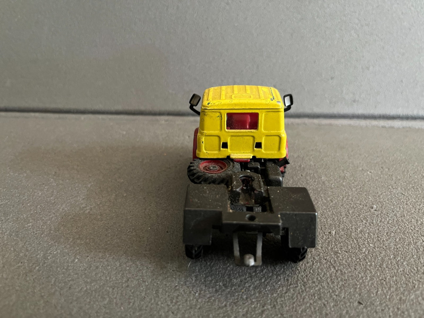 Ancienne Miniature Voiture Camion Unimog 406 Corgi Toys Gt Britain Epave