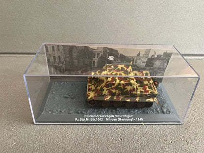 Miniature Militaire Char Tank Blindé Sturmmoserwagen Sturmtiger Altaya 1/72