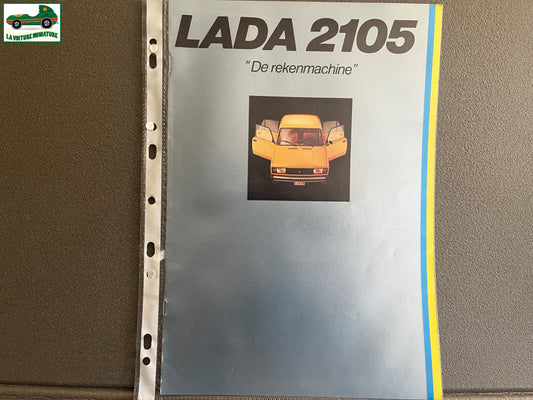 Ancien Dépliant Brochure Documentation Automobile Lada 2105