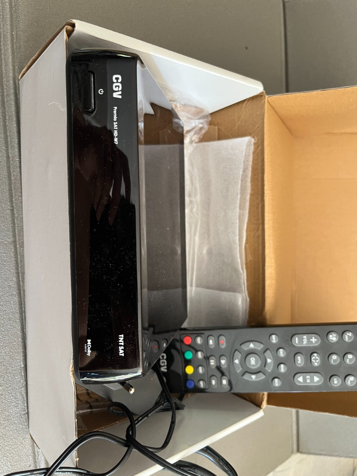 Décodeur TV HD Satellite TNTSat CGV Premio SAT HD-W7 Camping Car