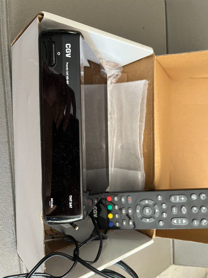 Décodeur TV HD Satellite TNTSat CGV Premio SAT HD-W7 Camping Car