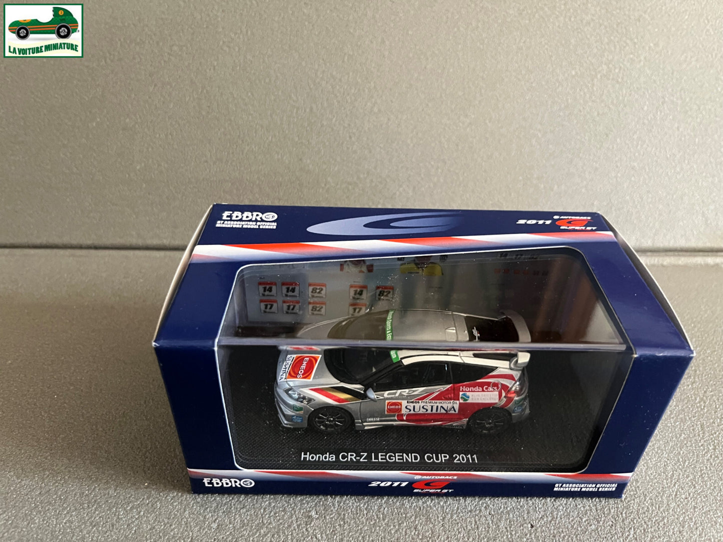 Voiture Miniature Honda CR-Z Legend Cup 2011 Ebbro au 1/43