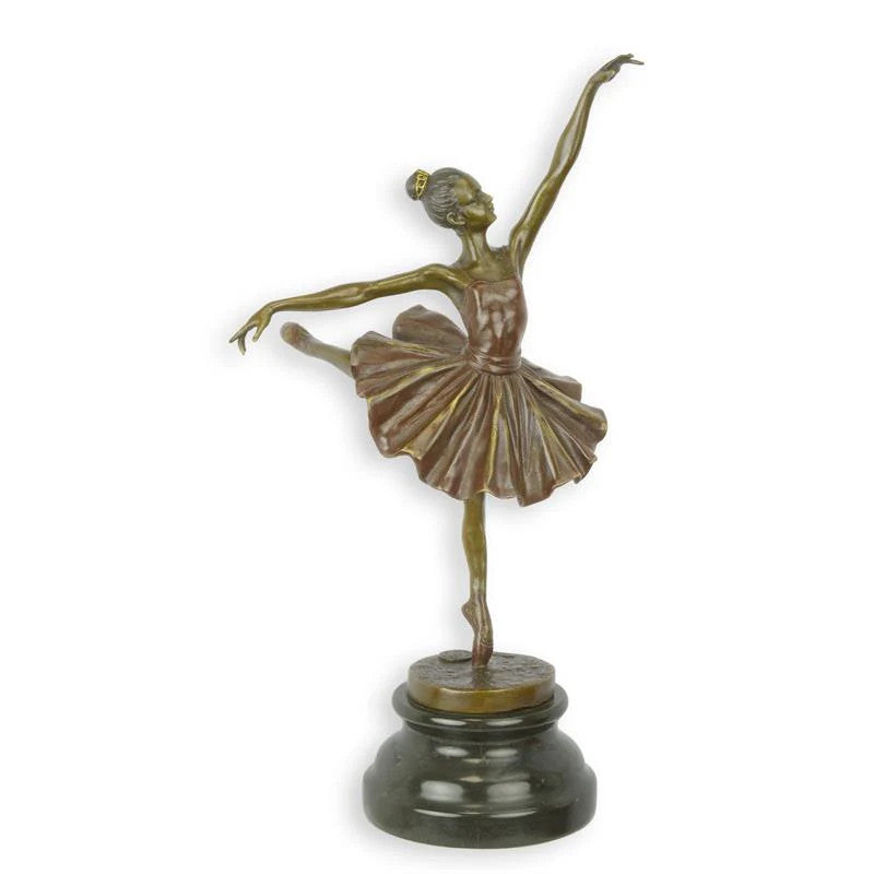 STATUE MODERNE SCULPTURE BRONZE BALLERINE