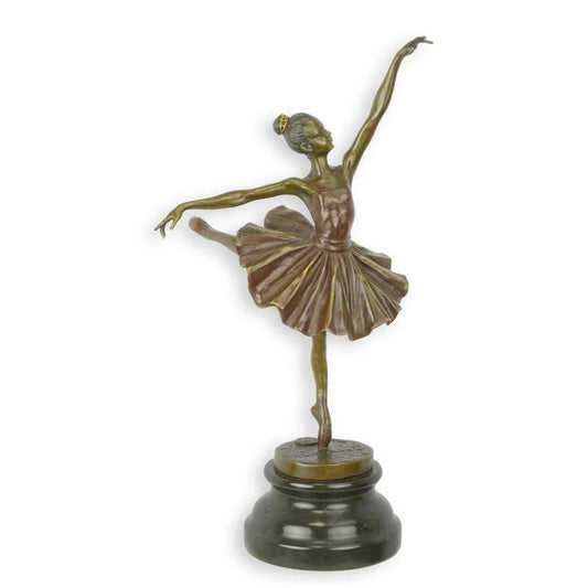 STATUE MODERNE SCULPTURE BRONZE BALLERINE
