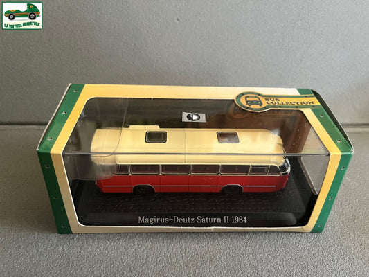 Voiture miniature Magirus Deutz Saturn II 1964 Autobus Bus Collection Atlas 1/72