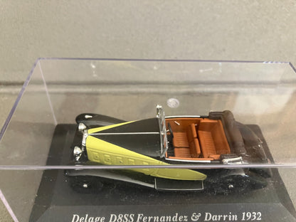 Voiture Miniature Delage D8SS Fernandez & Darrin 1932 Altaya au 1/43