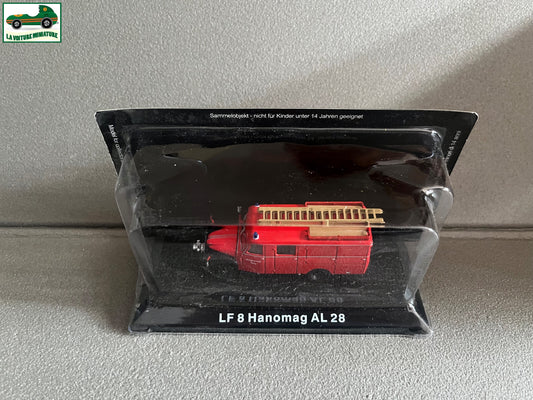 Miniature Voiture Camion de Pompiers LF 8 Hanomag AL 28 DeAgostini au 1/72