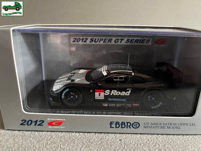 Voiture Miniature S Road Reito Mola GT-R SGT500 2012 Ebbro au 1/43