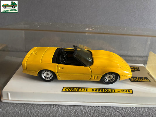 Voiture Miniature Chevrolet Corvette Cabriolet 1514 Solido au 1/43