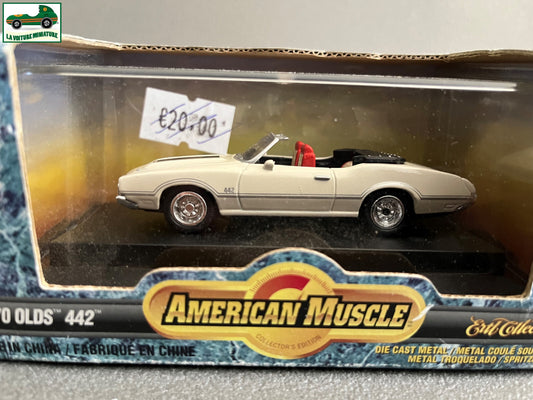 Voiture miniature American Muscle 1970 Olds 442 ERTL au 1/43