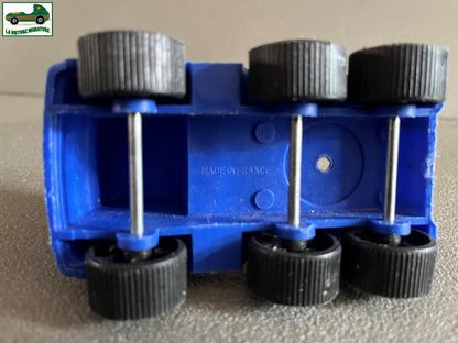 Voiture Miniature Ancien Camion Mercedes Plastique Gomme Made in France au 1/43