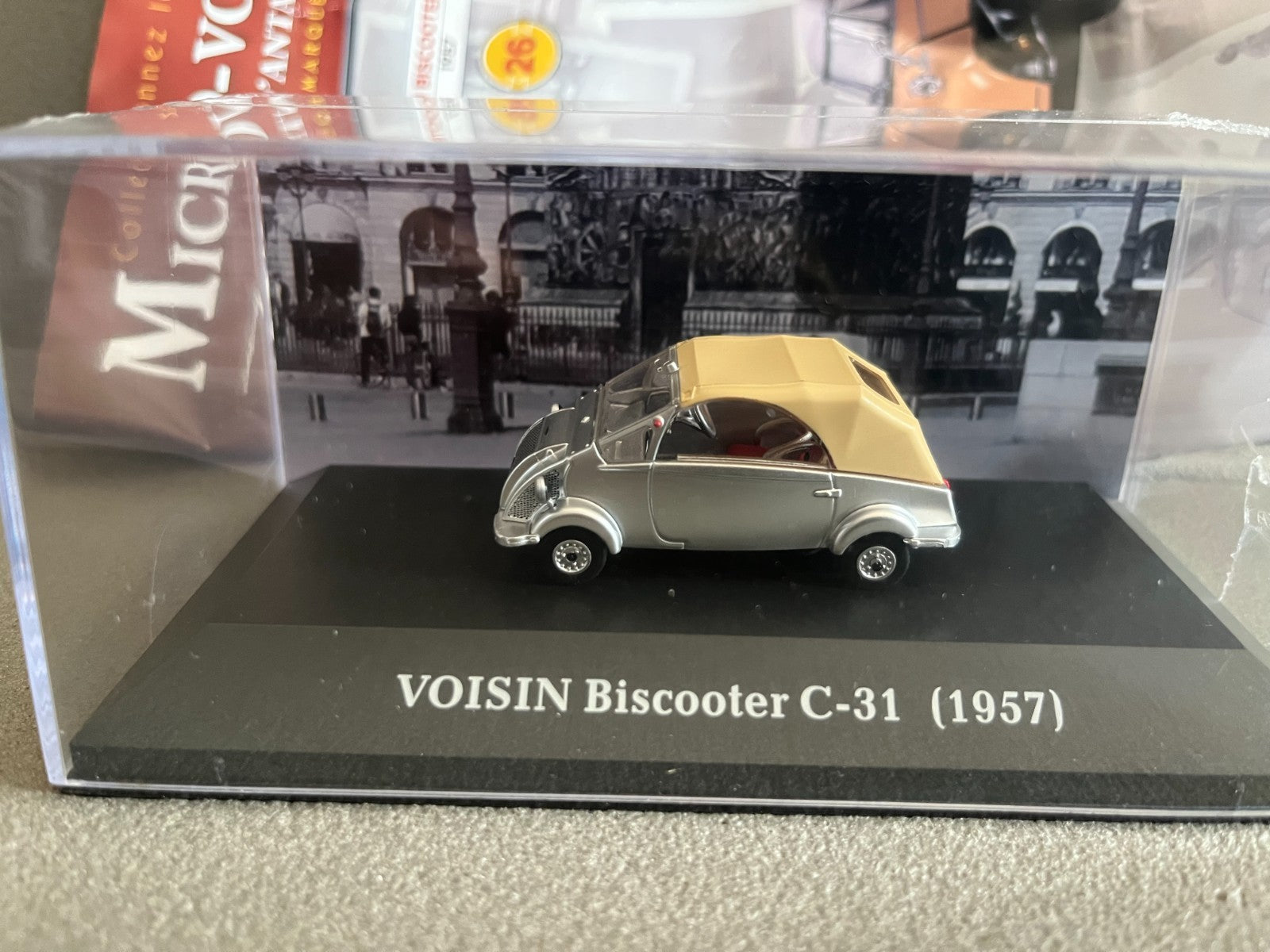 Voiture Miniature Voisin Biscooter C-31 1957 Micro-Voitures D'Antan Altaya 1/43
