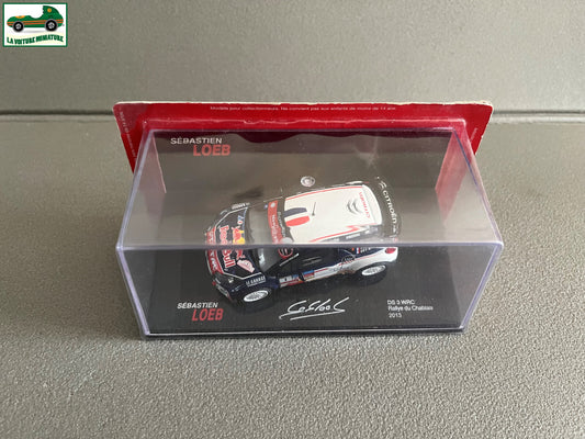 Voiture miniature Citroen DS3 Ds 3 WRC Rallye du Chablais 2013 Loeb 1/43
