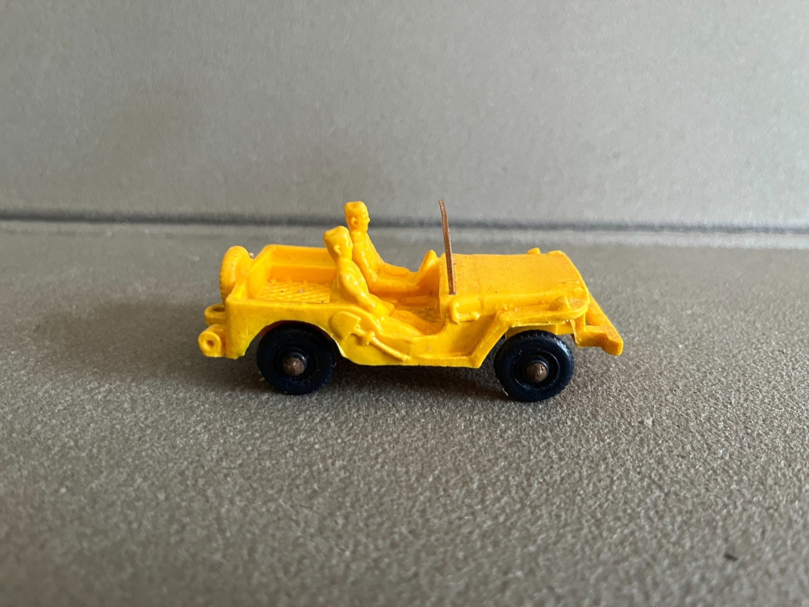 Voiture Miniature Ancien Jeep Willys Tomte Lardal Norway Plastique Gomme