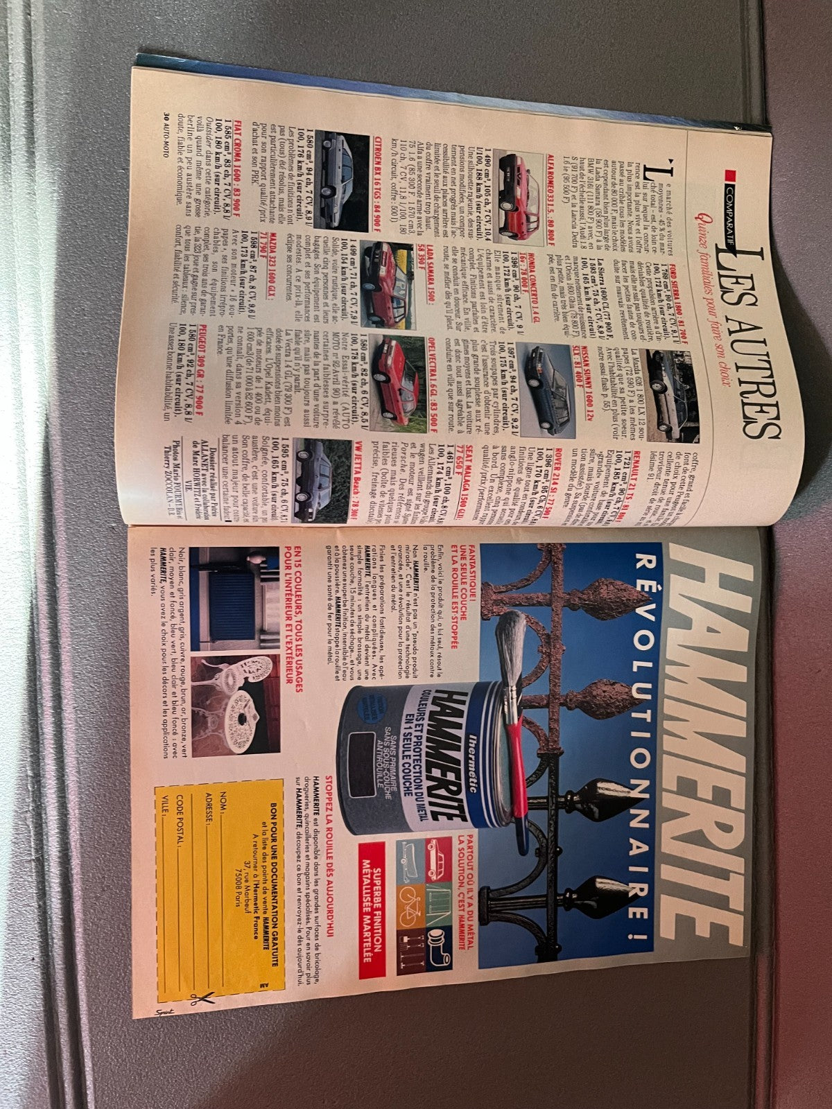 Livre Revue Voiture Automobile AutoMoto N°94