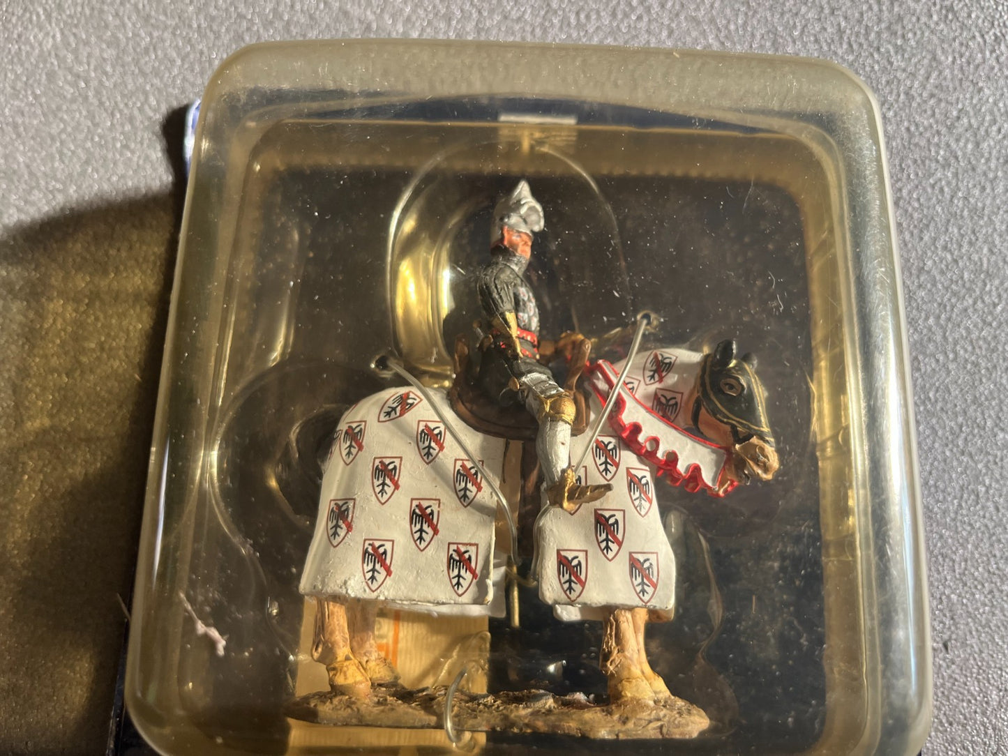 Soldat Cavalier Plomb Delprado Bertrand du Guesclin 1370