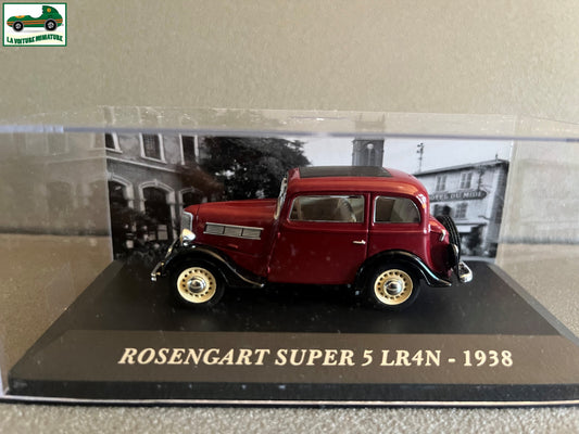 Voiture Miniature Rosengart Super 5 LR4N 1938 au 1/43 Ixo Altaya