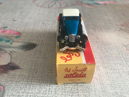 Voiture Miniature Cord L 29 1929 Solido Hachette au 1/43