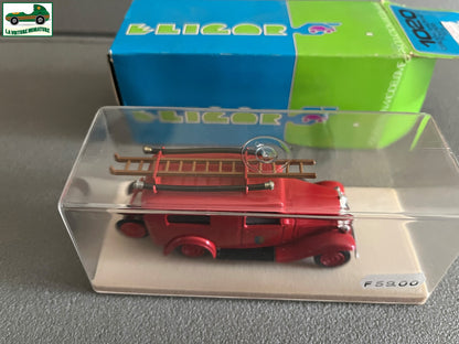 Voiture miniature Citroen 500 KG Pompiers 1934 Eligor France au 1/43
