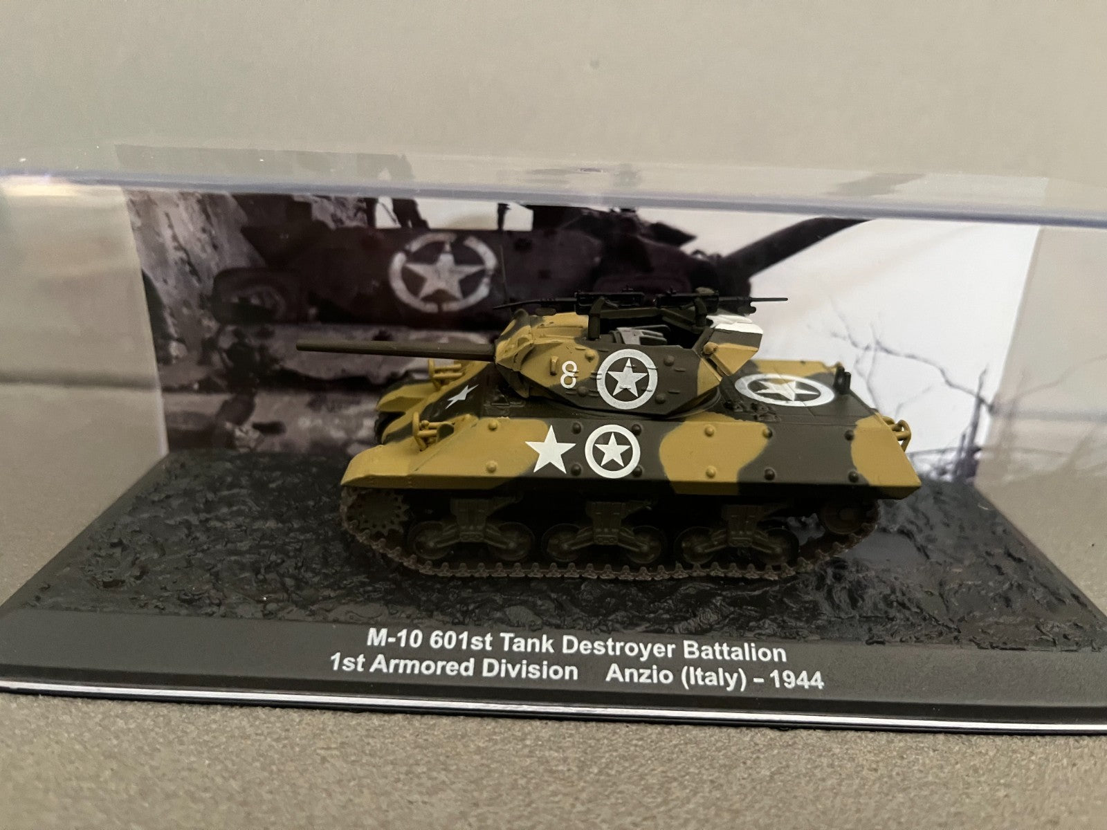 Miniature Militaire Char Tank Blindé M-10 601St Tank Destroyer Altaya 1/72