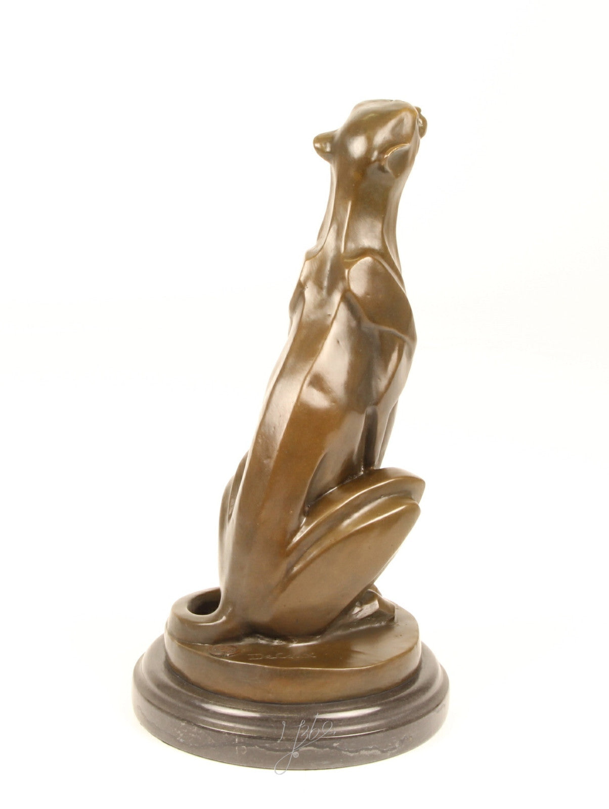 Statue Sculpture Bronze Art Déco Nouveau Guépard DSBJ-2 Moderne