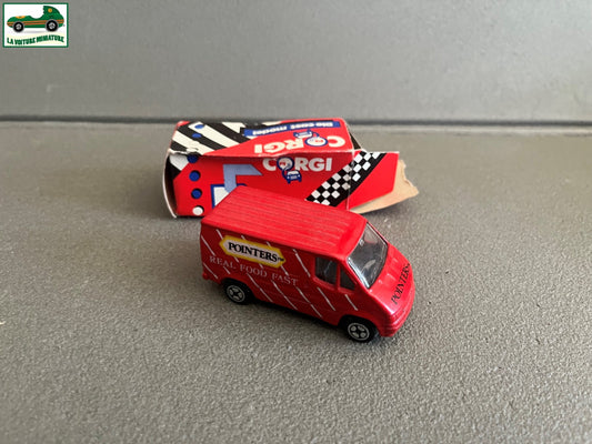 Ancienne Voiture Miniature Corgi Ford Transit Made GT Britain Echelle Majorette