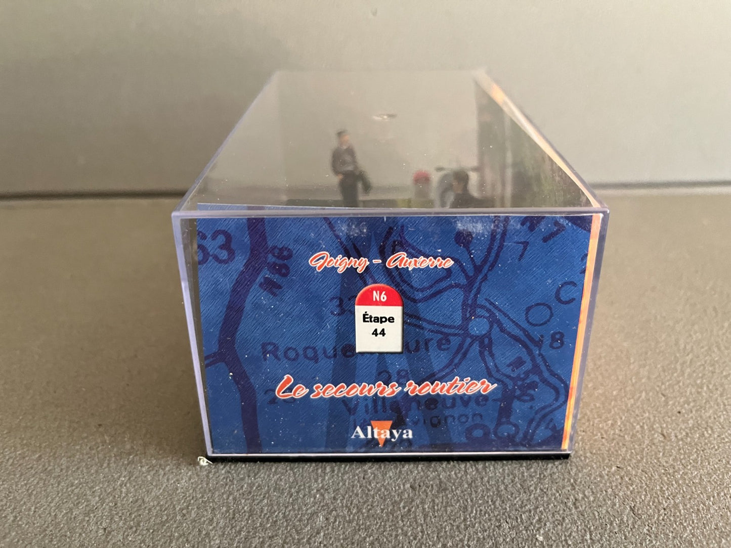 Voiture Miniature Simca Aronde Messagère Etape 44 La Route Bleue RN7 1/43