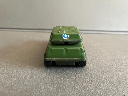Jouet Ancien Voiture Miniature Militaire Char Tank Blindé 6 roues Gozan Spain