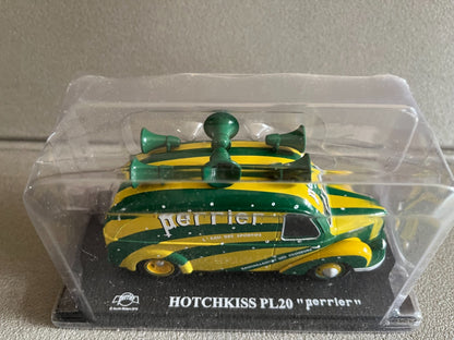 Voiture miniature Camion Hotchkiss PL20 Perrier Auto Plus Hachette 1/43