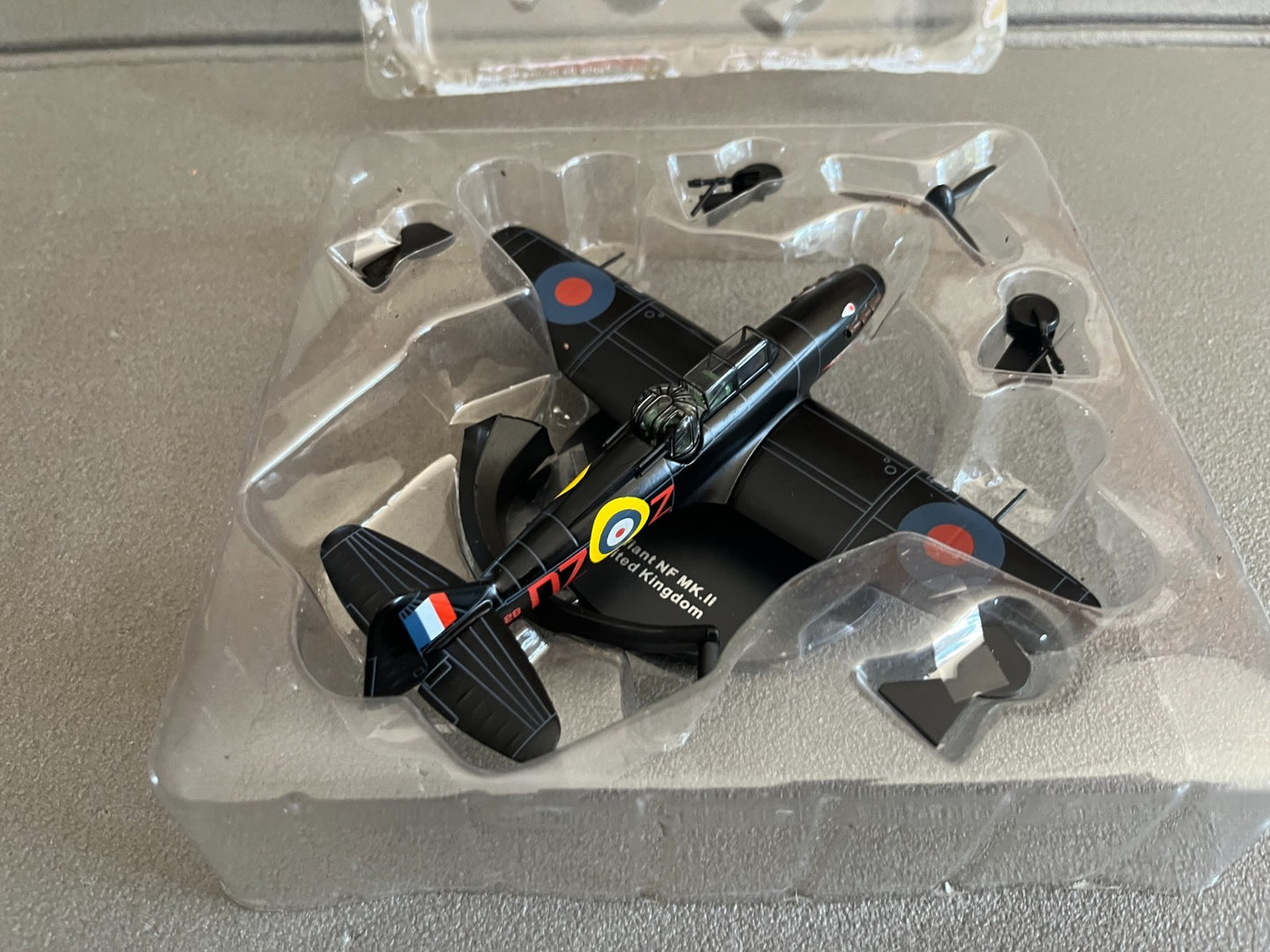 Avion miniature Militaire 2e Guerre Defiant NF MK II Altaya 1/72