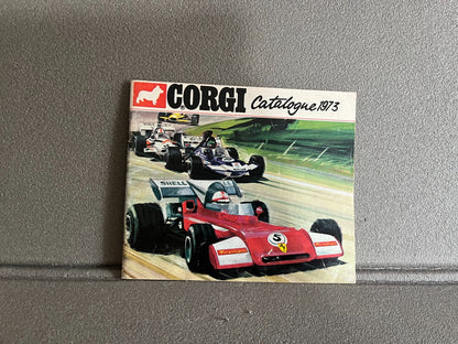 Ancien Dépliant Documentation Catalogue Jouet Voiture Corgi 1973