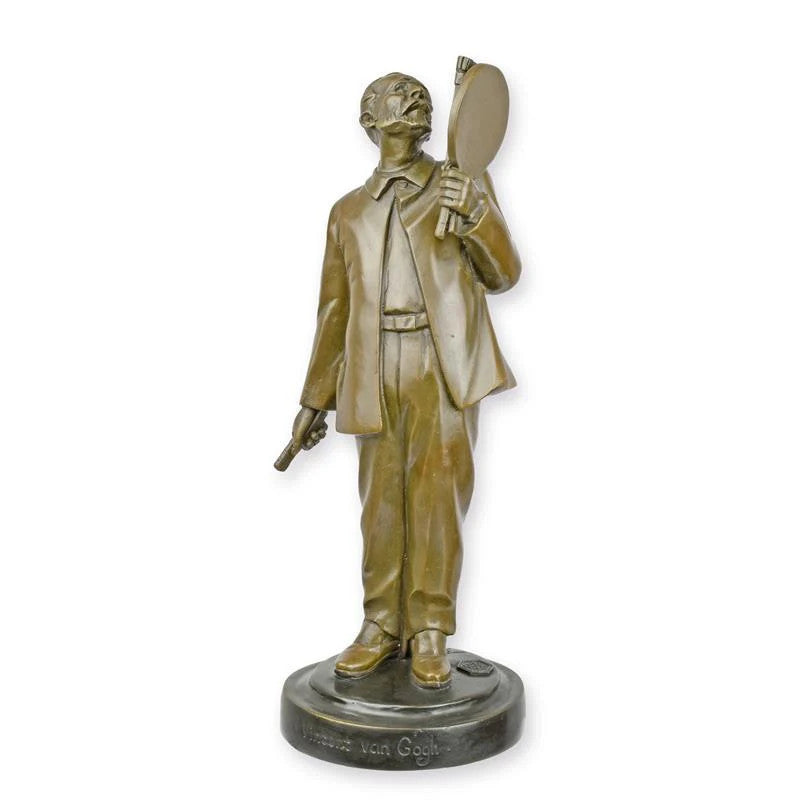 STATUE MODERNE SCULPTURE BRONZE DE VINCENT VAN GOGH