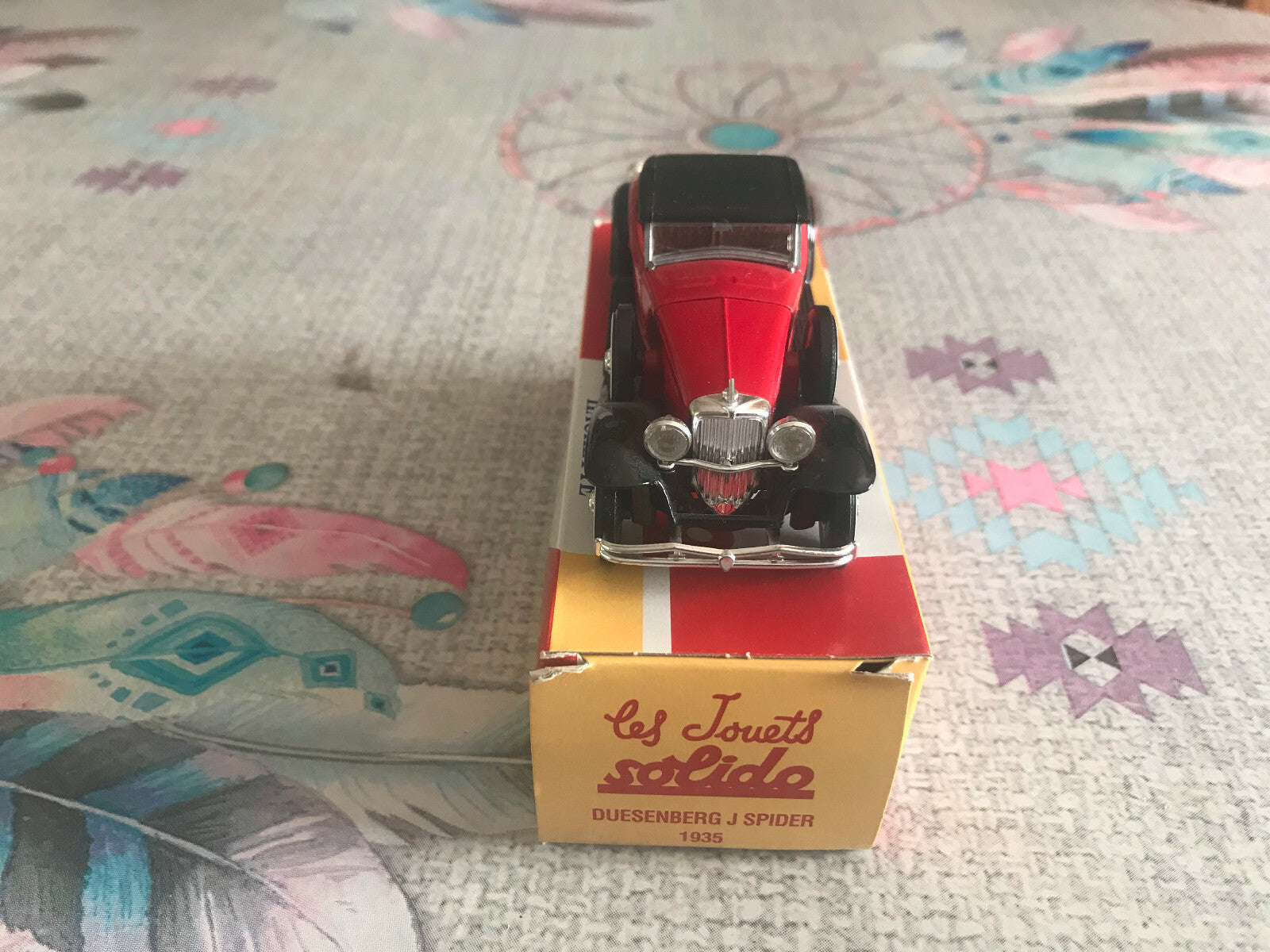 Voiture Miniature Duesenberg J Spider 1935 Solido Hachette au 1/43