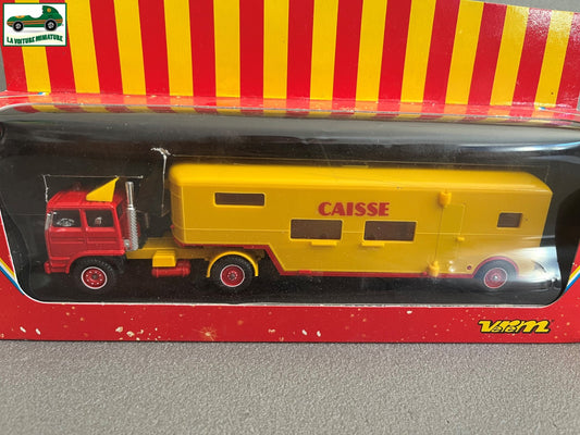 Voiture Miniature Semi Remorque Renault Transport Caisse Pinder Verem 808 1/50