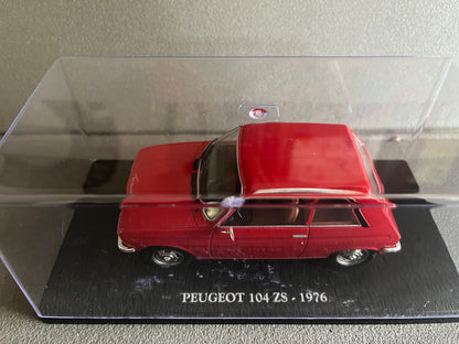 Voiture miniature Peugeot 104 ZS 1976 au 1/24