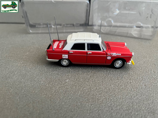 Voiture Miniature Peugeot 404 Tour de France 1968 Vélo Norev au 1/43