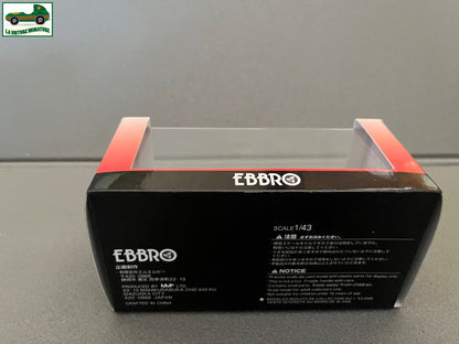 Voiture Miniature Shake Down Toyota SF14 Super Formula 2014 F1 Ebbro au 1/43