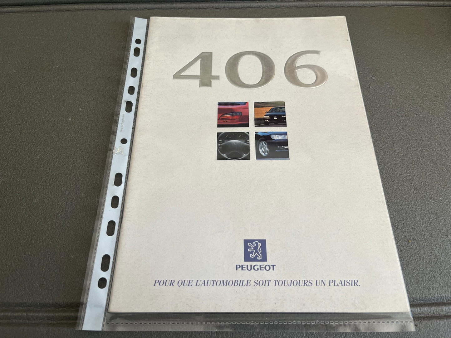 Ancien Dépliant Brochure Documentation Automobile Peugeot 406