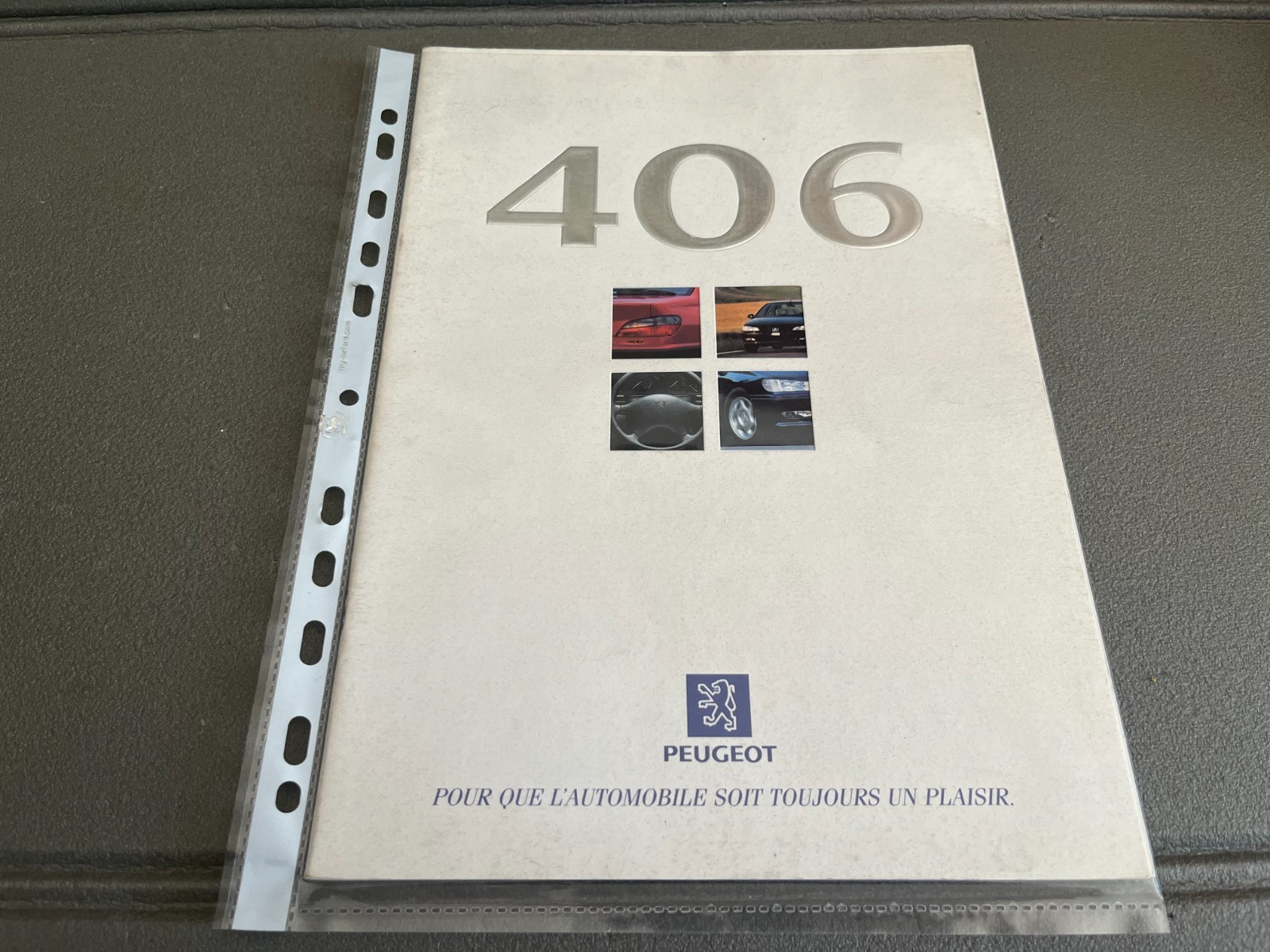 Ancien Dépliant Brochure Documentation Automobile Peugeot 406