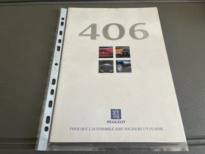 Ancien Dépliant Brochure Documentation Automobile Peugeot 406
