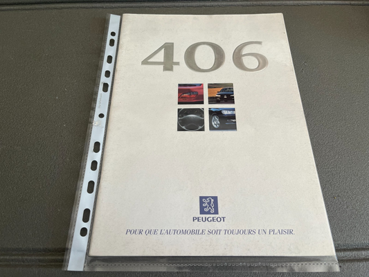 Ancien Dépliant Brochure Documentation Automobile Peugeot 406