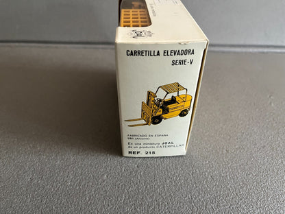 Miniature Véhicule Chantier Chariot Elevateur Caterpillar 215 Joal 1/25