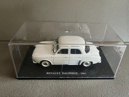 Voiture miniature Renault Dauphine 1961 au 1/24