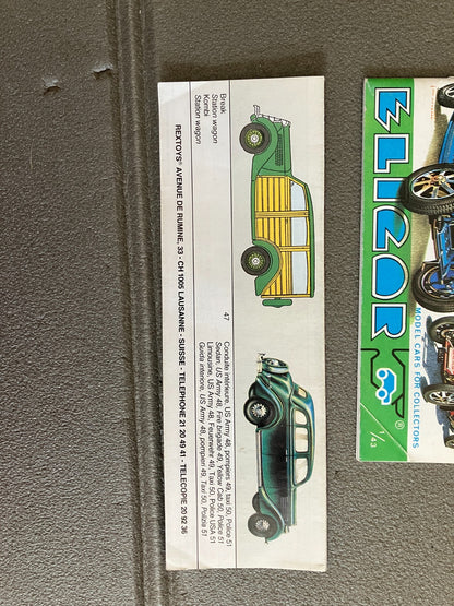 Ancien Dépliant Documentation Catalogue Jouet Voiture Lot Solido Eligor Rextoys